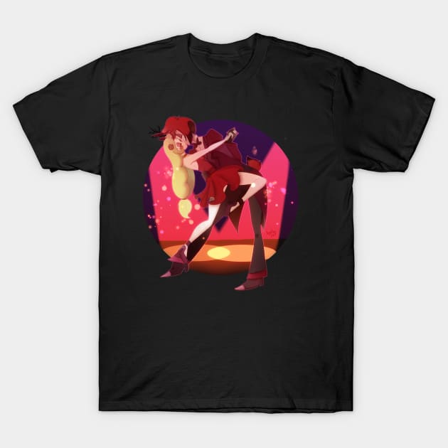 tango charlastor hazbin hotel charlie alastor T-Shirt by lezettern